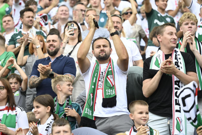 Legia Warszawa - Zagłębie Lubin: Zdjęcia kibiców