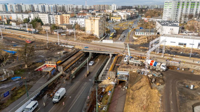 Przebudowa linii kolejowej E65 w Sosnowcu, remonty wiaduktów, dworca, peronów