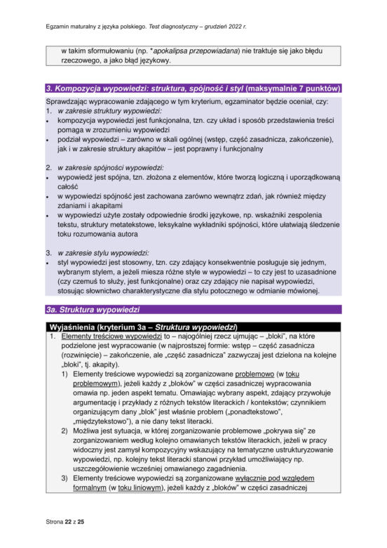 Matura próbna: polski. Klucz odpowiedzi. Jak należało napisać wypracowanie?