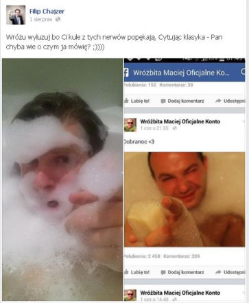 Wróżbita Maciej obraża Chajzera
