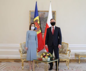 Prezydent Duda spotkał się z prezydent Mołdawii