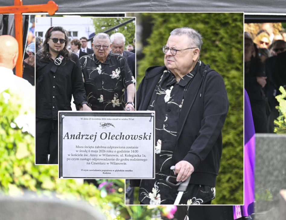 Wojciech Mann, pogrzeb Andrzeja Olechowskiego