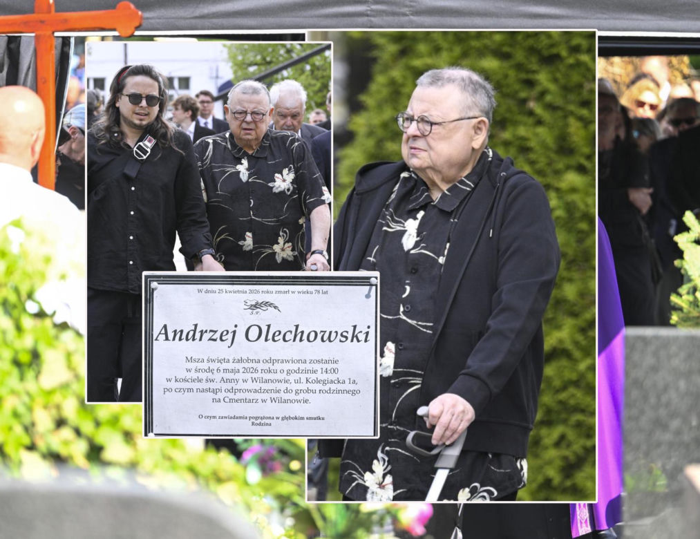Wojciech Mann, pogrzeb Andrzeja Olechowskiego