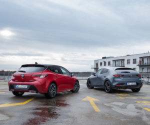 Toyota Corolla 2.0 Hybrid Dynamic Force 184 KM e-CVT vs Mazda 3 Skyactiv-X 180 KM 6MT AWD