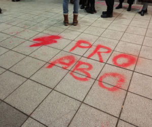 Strajk Kobiet. Pomazane centrum Warszawy