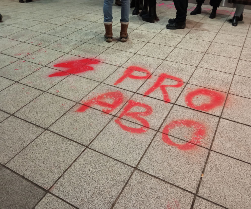 Strajk Kobiet. Pomazane centrum Warszawy