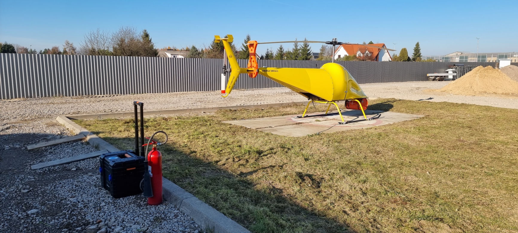 Jedyny taki dron w Europie. Do zadań specjalnych i transportu organów