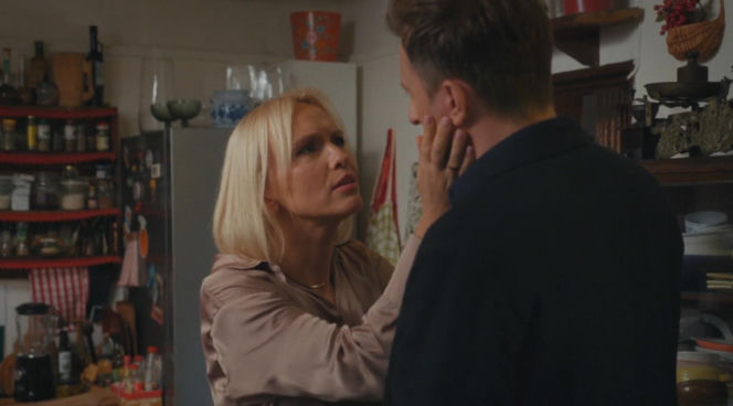 M jak miłość odc. 1920. Dorota (Iwona Rejzner), Bartek (Arkadiusz Smoleński)