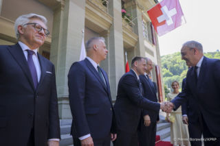 Marta Nawrocka w Szwajcarii