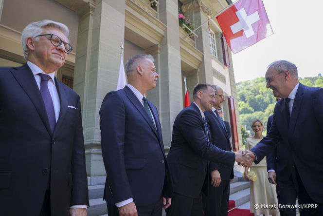 Marta Nawrocka w Szwajcarii