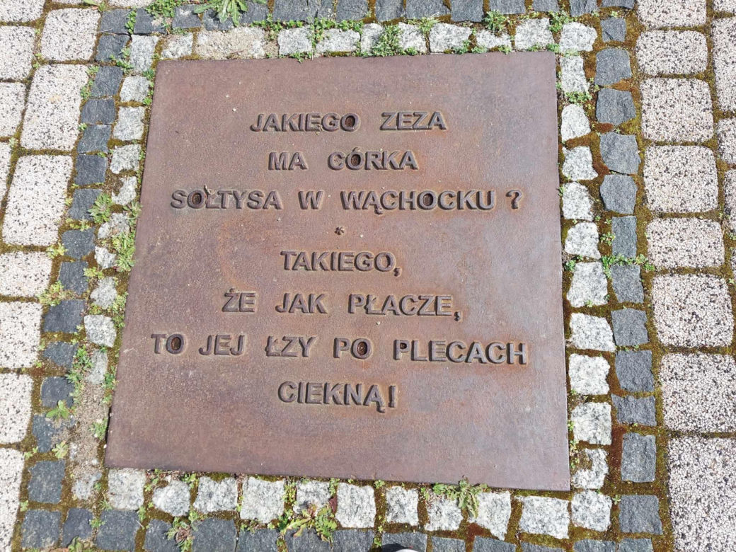 Aleja Humoru w Wąchocku