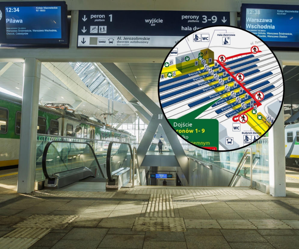 Prace potrwają miesiąc. Nowe utrudnienia na Warszawie Zachodniej