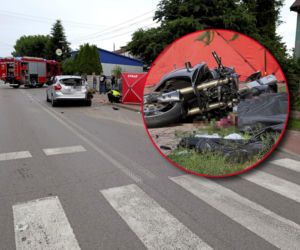Śmiertelny wypadek pod Siedlcami! Motocyklista zginął po zderzeniu z osobówką
