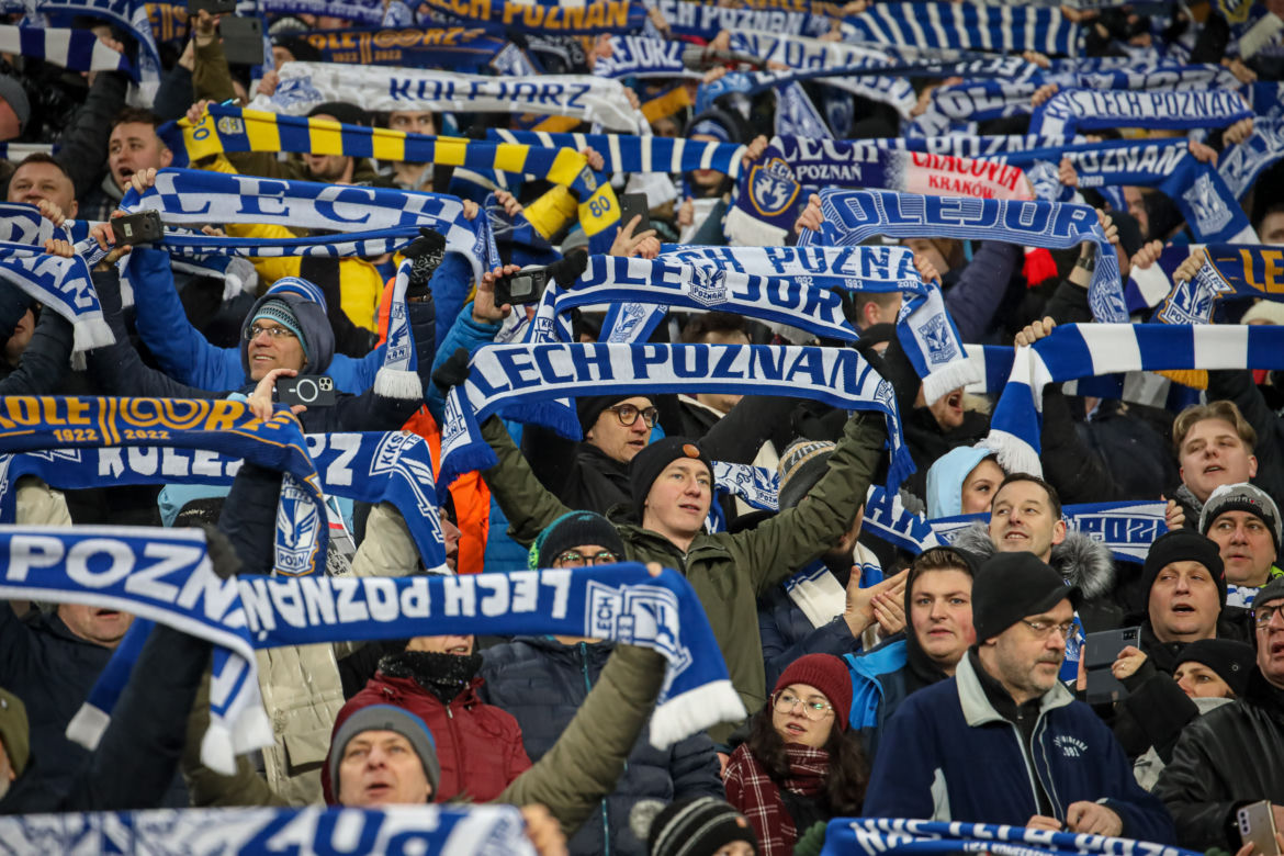 Tak bawili się kibice na meczu Lech Poznań - Djurgardens