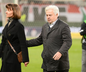 Legia - Zagłębie: Żona, brat i dzieci Jacka Magiery dziękują kibicom