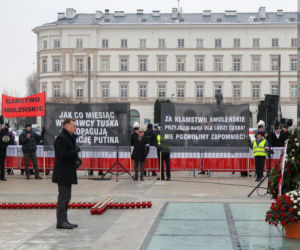 Miesięcznica smoleńska bez Kaczyńskiego