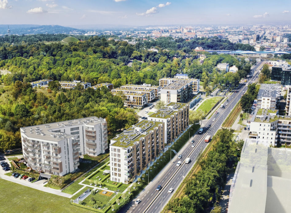 Osiedle Jerozolimska w Krakowie projektu ION Architekci.