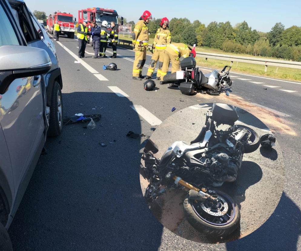 Wypadek DK 30 Krzewie Wielkie 