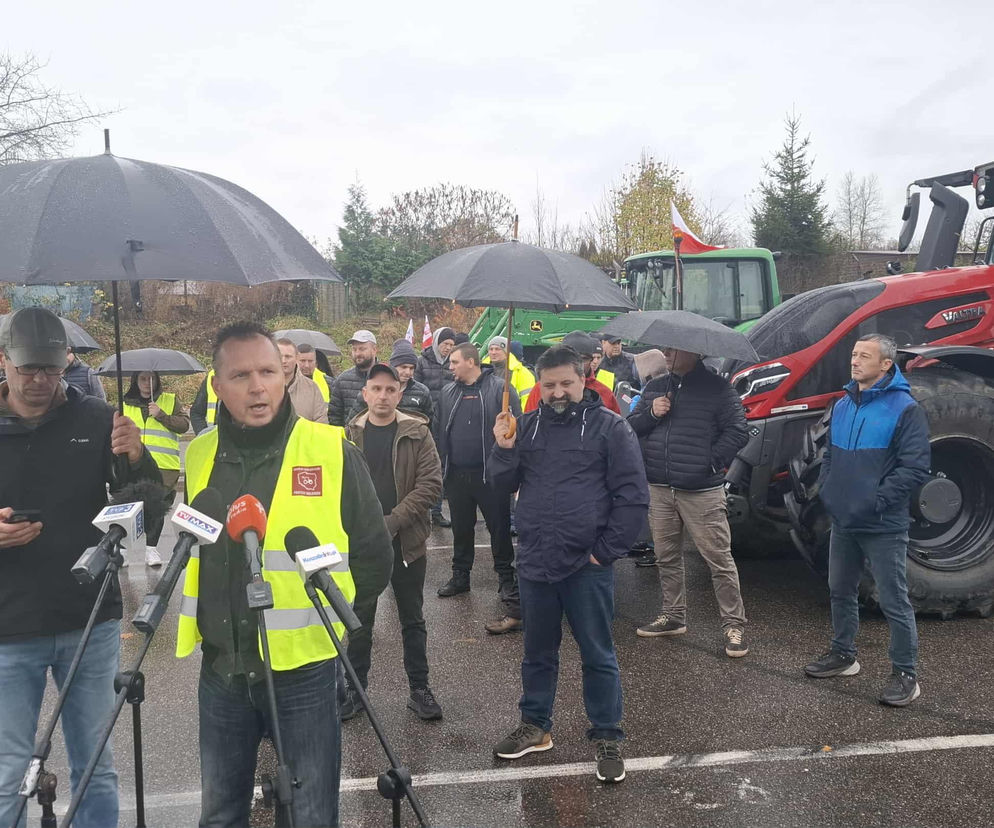 Protest rolników w Koszalinie