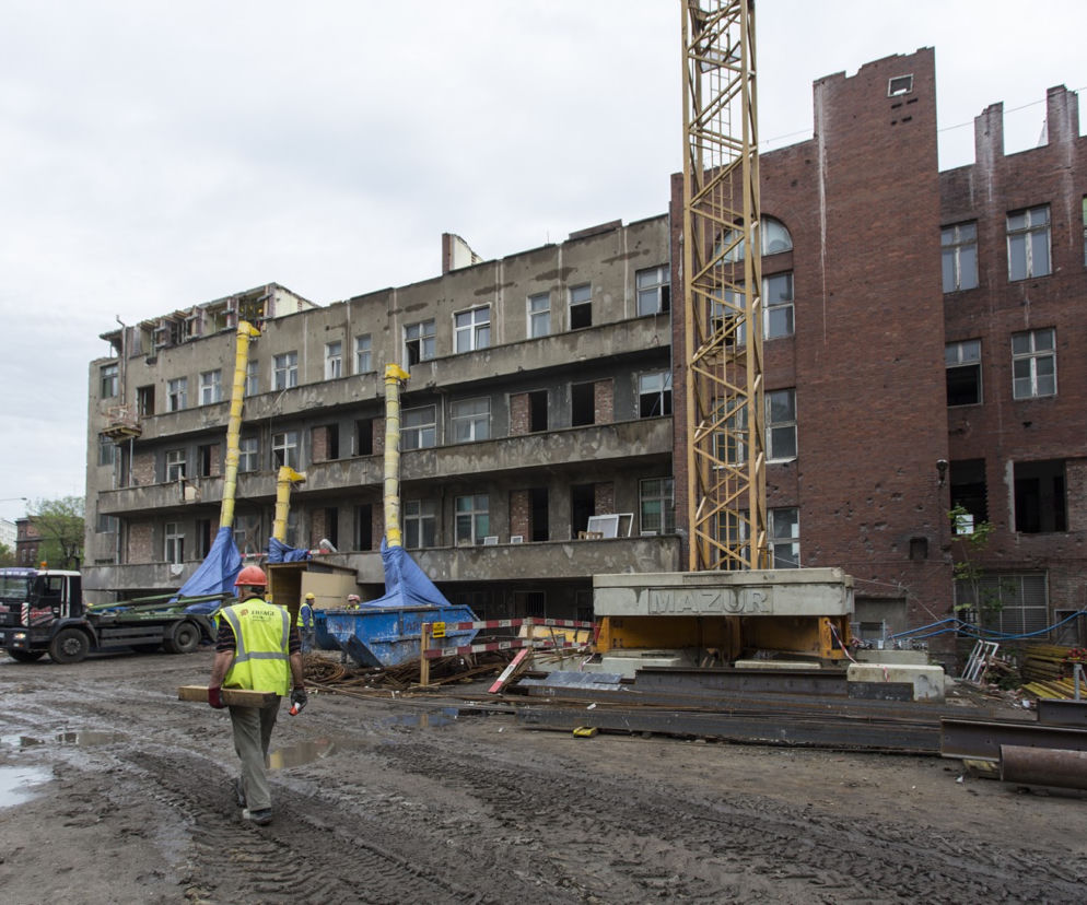 Plac budowy Angel Care we Wrocławiu