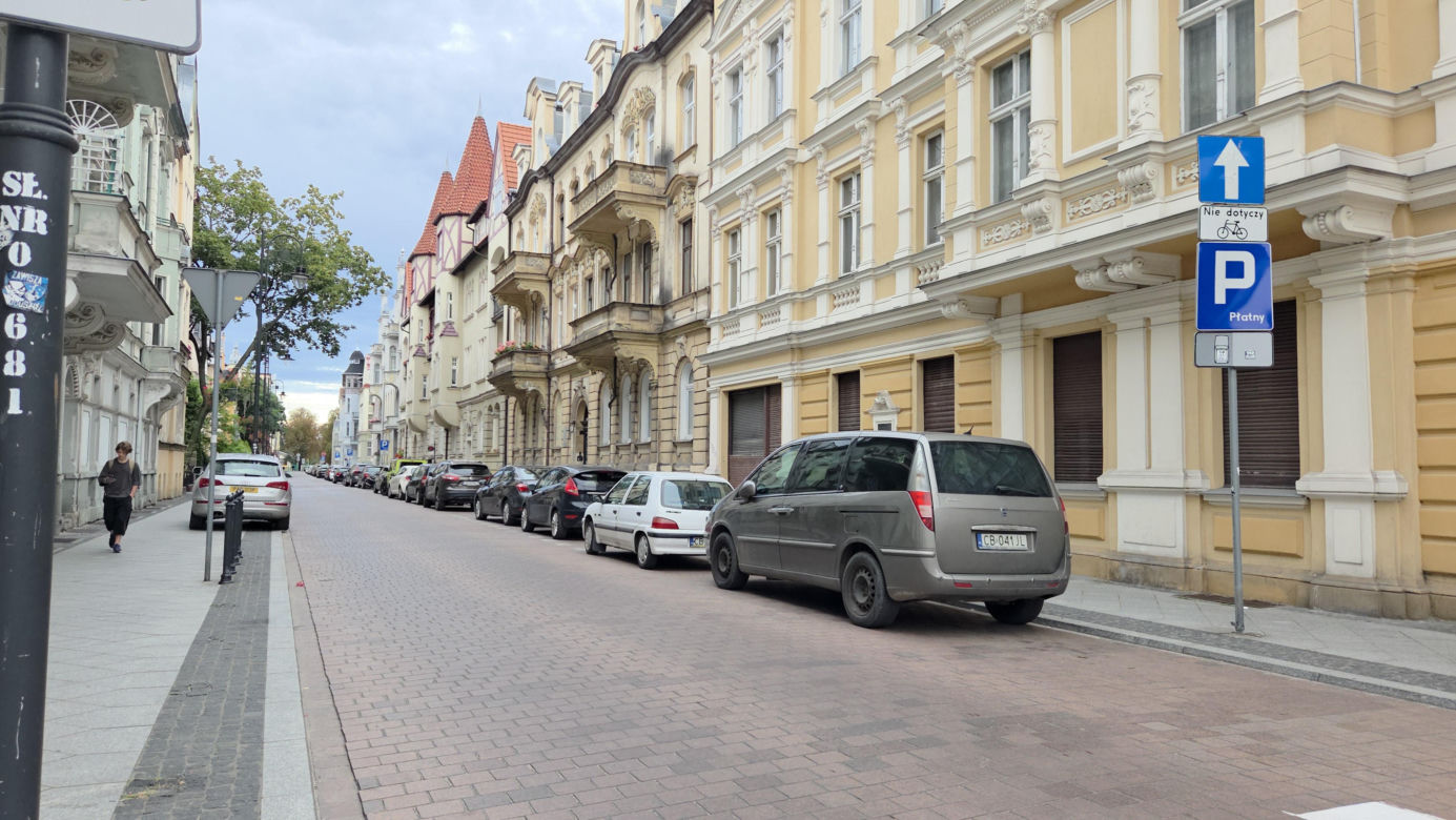 To jedna z najpiękniejszych ulic Bydgoszczy. Cieszkowskiego zachwyca na każdym kroku