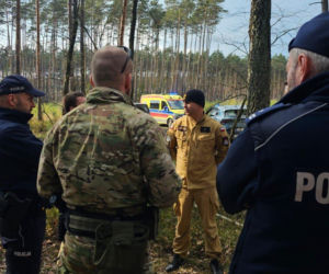 Tajemniczy dron w lesie na Opolszczyźnie! Na miejscu są kontrterroryści. Teren jest zabezpieczony