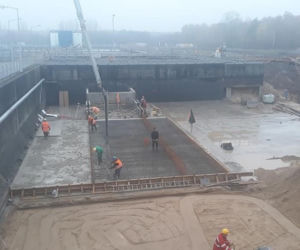 Łódź: Trwa budowa zbiorników retencyjnych w Grupowej Oczyszczalni Ścieków