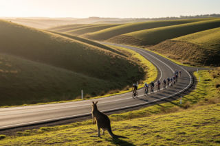Kraksa na Tour Down Under. Co tak naprawdę pędziło przez australijskie wzgórza?