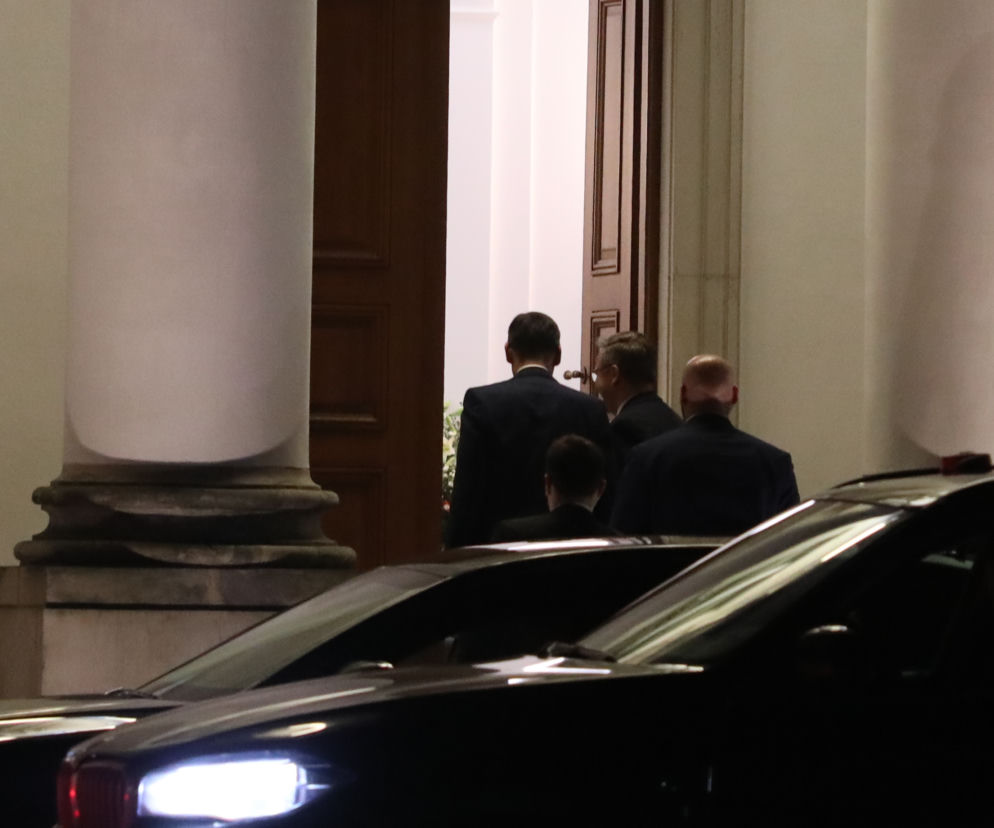 Duda, Kaczyński, Morawiecki: spotkanie w Belwederze
