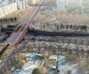 Wizualizacja tramwaju na Gocław w Warszawie