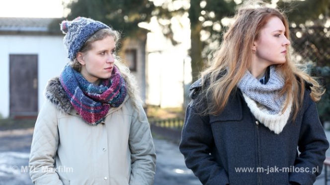 	M jak miłość odc. 1145. Ula (Iga Krefft) Natalka (Marcjanna Lelek)