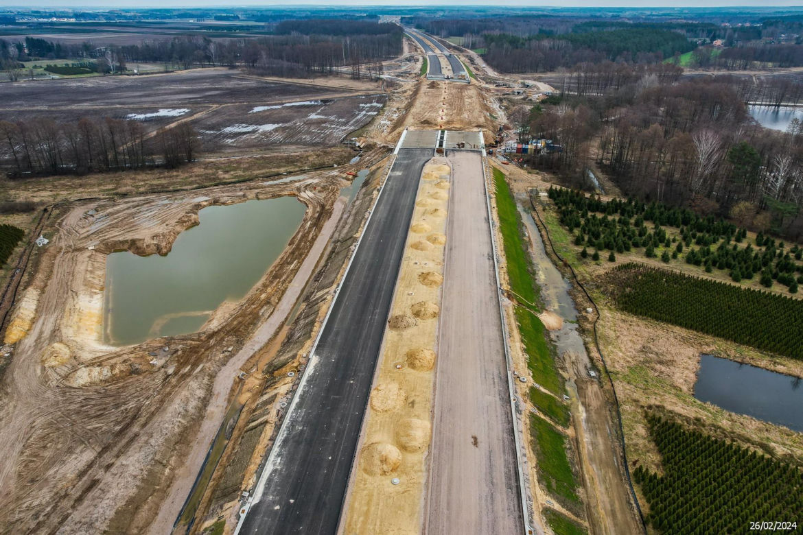 Budowa autostrady A2 Kałuszyn - Groszki