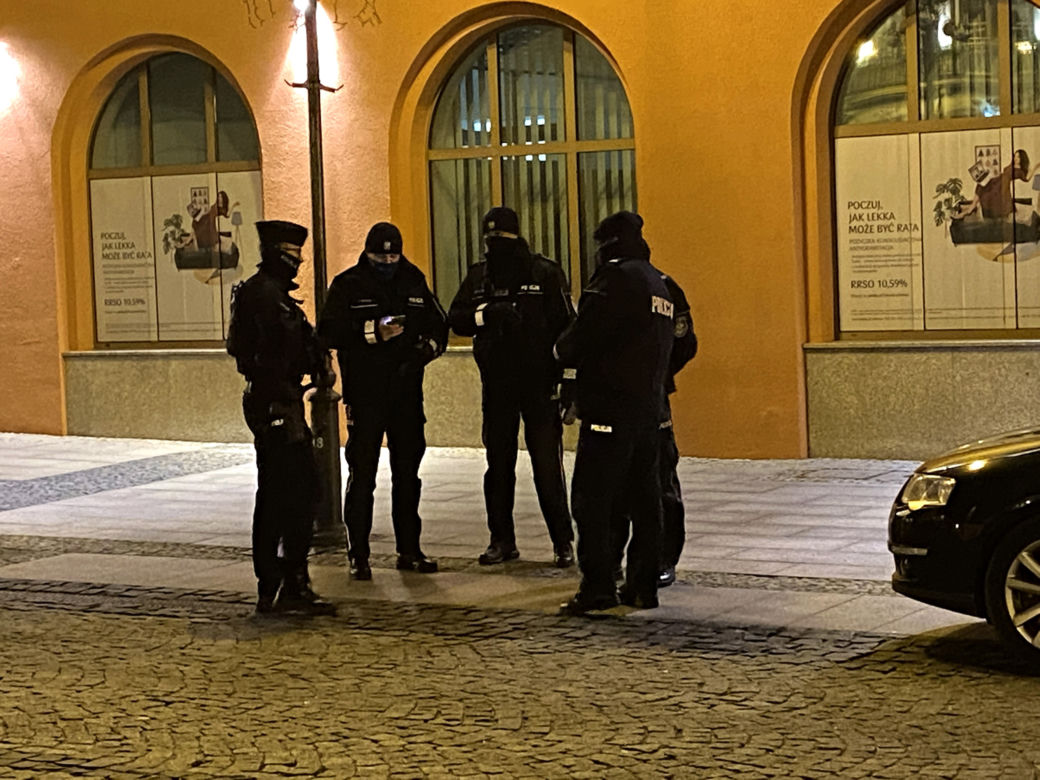 Strajk Kobiet "przeciwko brutalności policji", Białystok, 2 grudnia 2020 r.