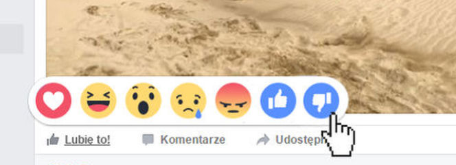 Facebook wprowadza przycisk 'NIE LUBIĘ' - jak go znaleźć?