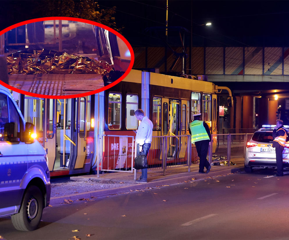 Warszawa: śmierć pod kołami tramwaju. Chciał skrócić sobie drogę?