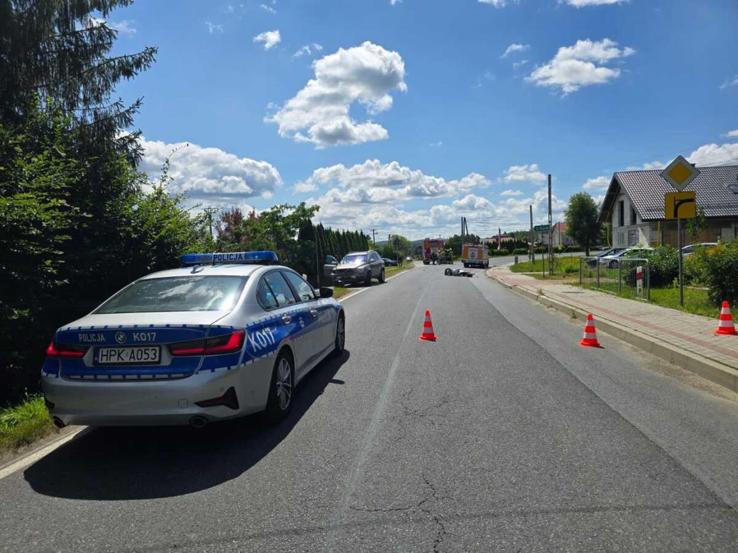 Wypadek w Humniskach