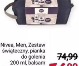 Nivea, Men, zestaw świąteczny, pianka do golenia, balsam po goleniu, antyperspirant roll-on 56,99 zł/1 zestaw