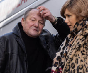 Na dobre i na złe odc. 810. Lucyna Sikorka (Anna Samusionek), Janusz Borucki (Tomasz Dedek)