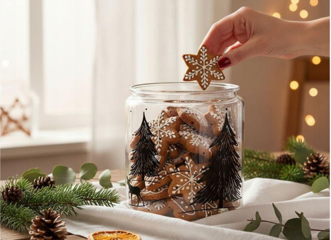 Naczynia z motywem świąteczym