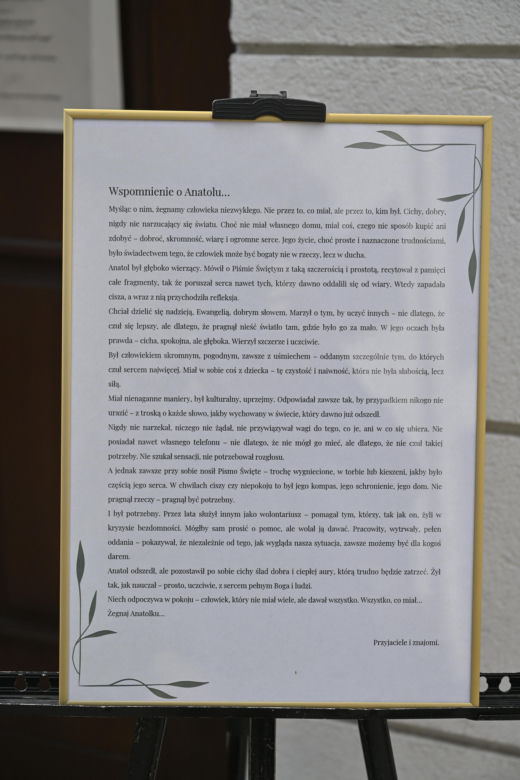 Pogrzeb pana Anatola