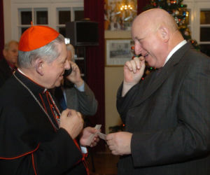 Józef Oleksy i Glemp 2004