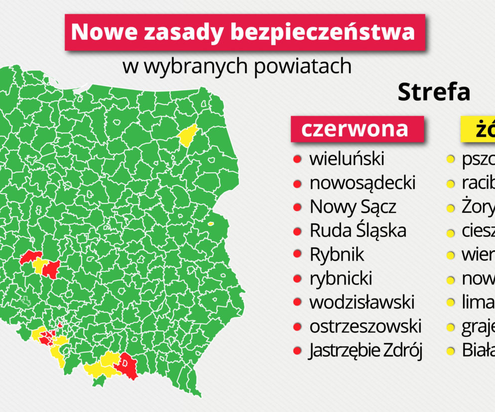 mapa powiatów korona 