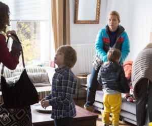 Na dobre i na złe odc. 625. Klaudia (Julia Wyszyńska), Marta (Katarzyna Bujakiewicz), Jaś (Mateusz Bożek)