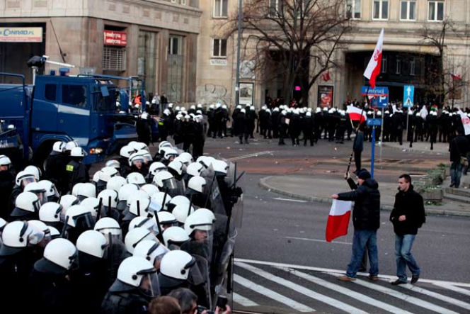 Zamieszki w Warszawie