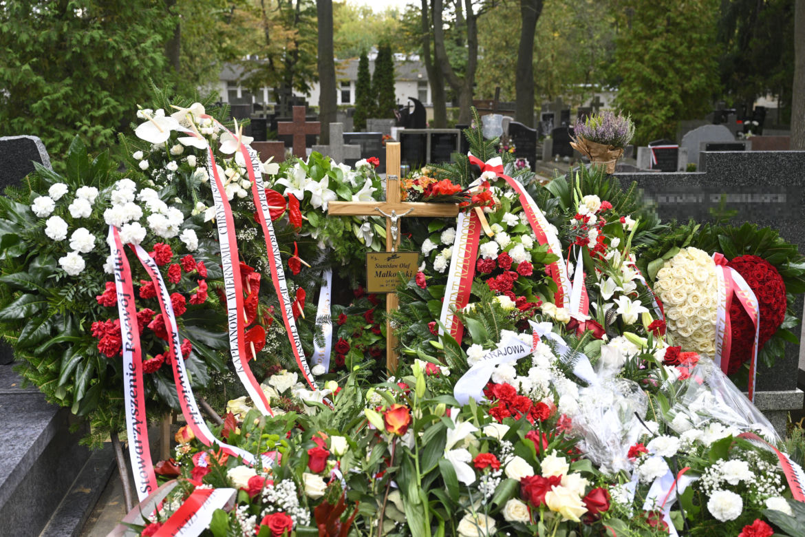 Tak wygląda grób ks. Małkowskiego