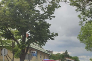 Zadymienie w budynku STBS przy ul. Starowiejskiej w Siedlcach