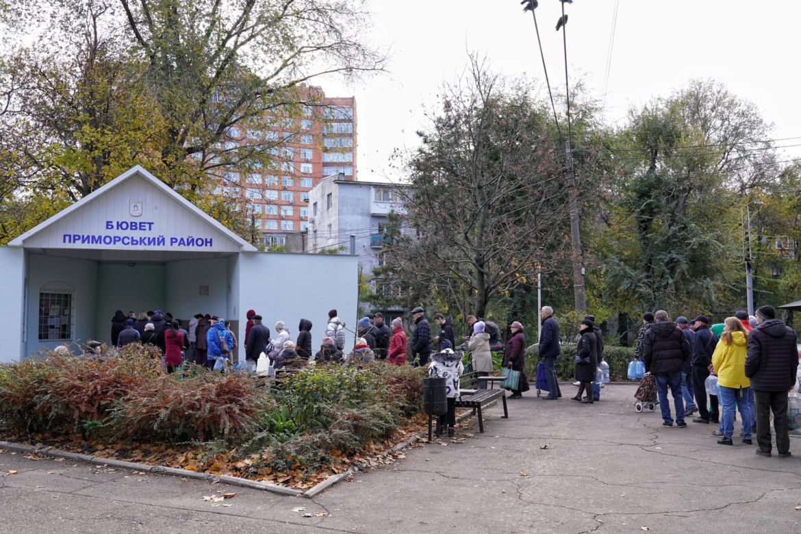 Zniszczenia po rosyjskich atakach w Odessie