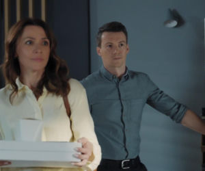 M jak miłość, odc. 1904. Martyna (Magdalena Turczeniewicz), Jakub (Krzysztof Kwiatkowski)