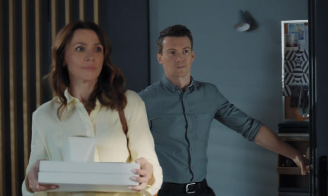 M jak miłość, odc. 1904. Martyna (Magdalena Turczeniewicz), Jakub (Krzysztof Kwiatkowski)