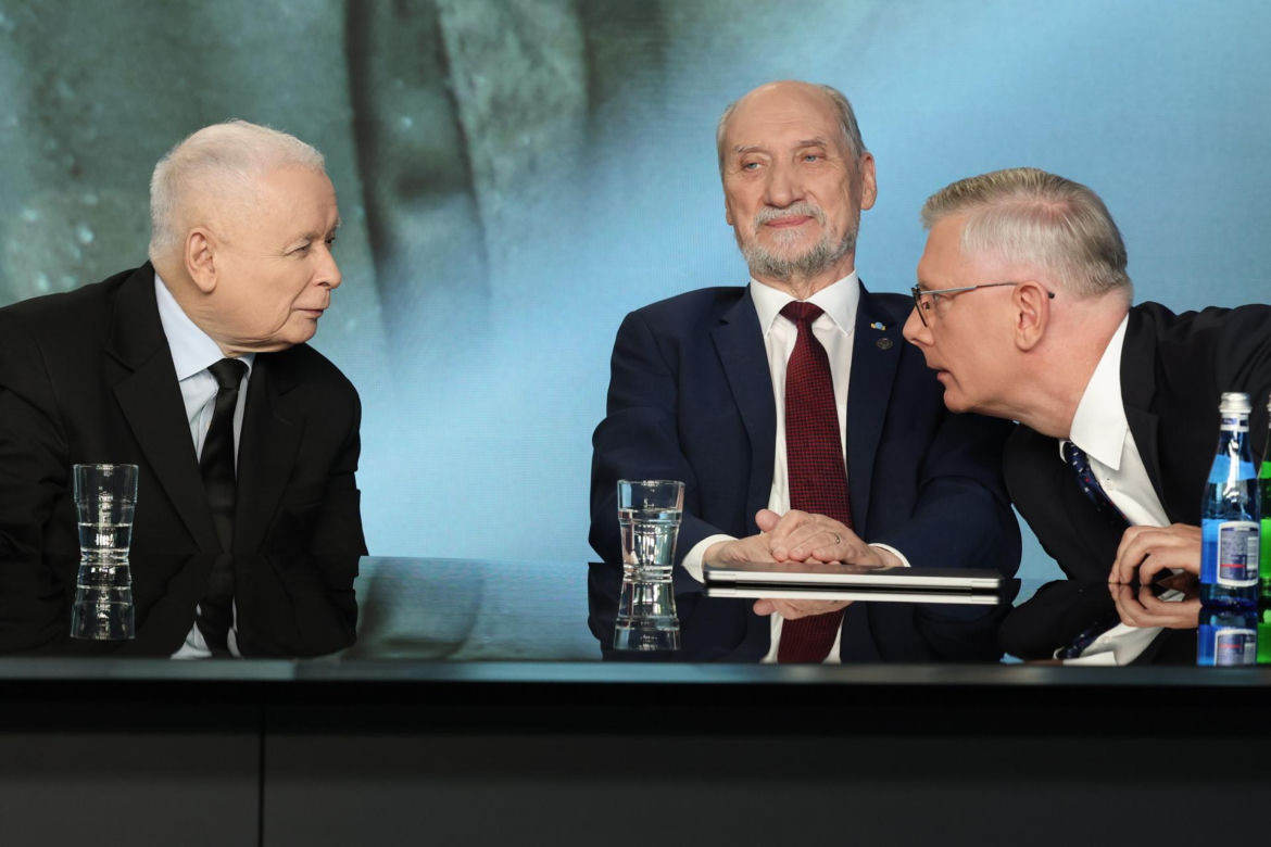 Jarosław Kaczyński mówił o NATO podczas konferencji PiS